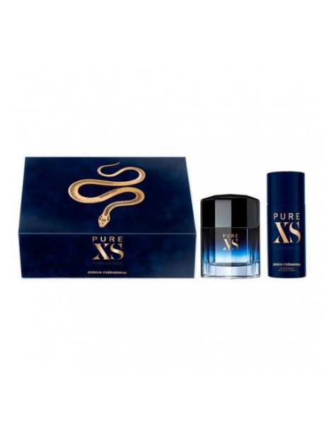 Paco Rabanne Pure Xs Gift Set 100 spray+deo 3349668567218